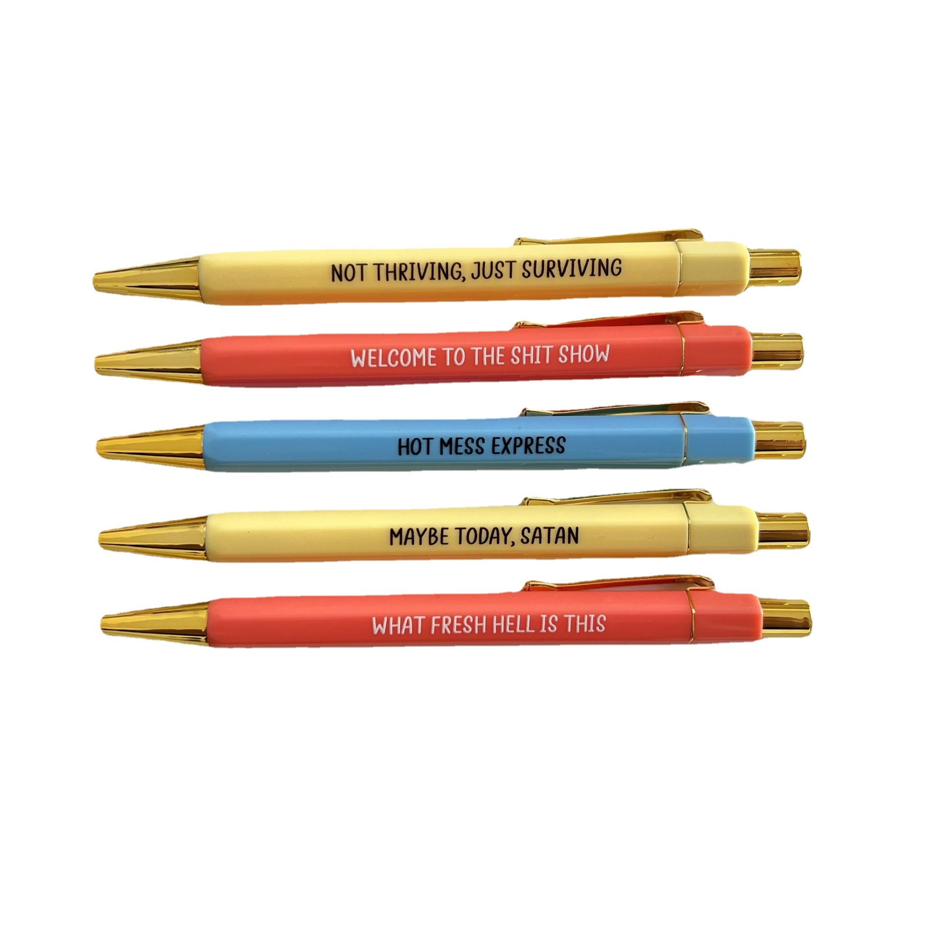 Wholesale Plastic Welcome To The Shit Show Fun Pen Set